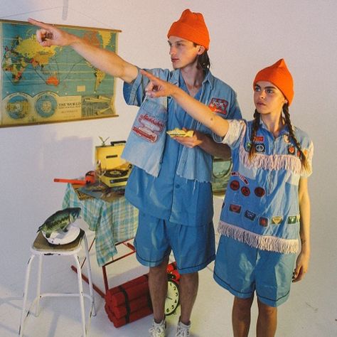 Team Zissou From The Life Aquatic Aquatic Costume, Hipster Halloween Costume, Team Zissou, Hipster Costume, Ny Party, Tv Show Characters, Character Halloween Costumes, Show Characters, Iconic Movie Characters