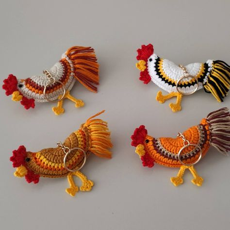 Tuba Crochet, Crochet Rooster, Easy Crochet, Rooster, Amigurumi, Crochet