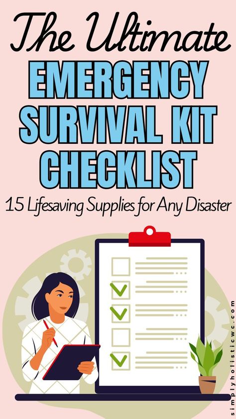 15 Must-Haves for Your Emergency Preparedness Checklist Go Bag List Emergency Kits, Vehicle Emergency Kit, Doomsday Prepping For Beginners, Diy Emergency Kit, Prepping For Beginners, Mini Emergency Kit, Car Survival Kits, Emergency Preparedness Checklist, 72 Hour Emergency Kit