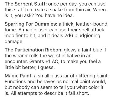 Odd Items, Dnd Stories, Dungeons And Dragons Memes, Dungeon Master's Guide, Dragon Memes, Dnd Funny, D D Items, Dnd Ideas, Dnd 5e Homebrew