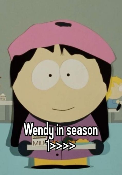 South Park Funny Images, South Park Movie, Mary Kay Bergman, Wendy Fanart, Blame Canada, South Park Wendy, Silly South Park, Wendy Testaburger, Timmy Turner