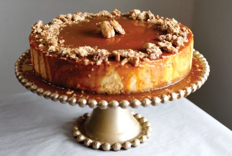 Pecan Praline Cheesecake, Bourbon Salted Caramel, Bourbon Cheesecake, Praline Cheesecake, Praline Recipe, Favorite Holiday Desserts, Bourbon Recipes, Pecan Praline, Salted Caramel Cheesecake