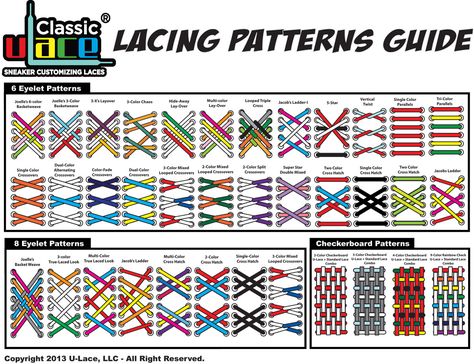 Lacing Guide | U-Lace Ladder Lace Shoes Tutorial, Two Color Shoe Lace Patterns, Cool Lace Patterns For Vans, High Top Shoe Lace Patterns, Double Shoe Lace Patterns, 7 Hole Shoe Lace Patterns, Boot Lace Patterns, Shoe Lacing Patterns, Shoelace Patterns Step By Step