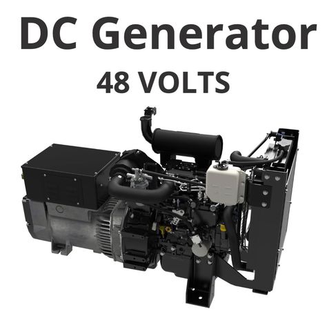 48 Volt DC Generator Charge Batteries - Solar Backup Diesel Generator #Power #DC #48Volts #Inverter #Solar #Backup #Generator #Polar #OffGrid #Yanmar #Perkins #DynaGen #Genset #Home #Genset Small Diesel Generator, Dc Generator, Backup Generator, Diesel Generator, Generators, Cute Casual Outfits, Graphic Card, Batteries, Roof