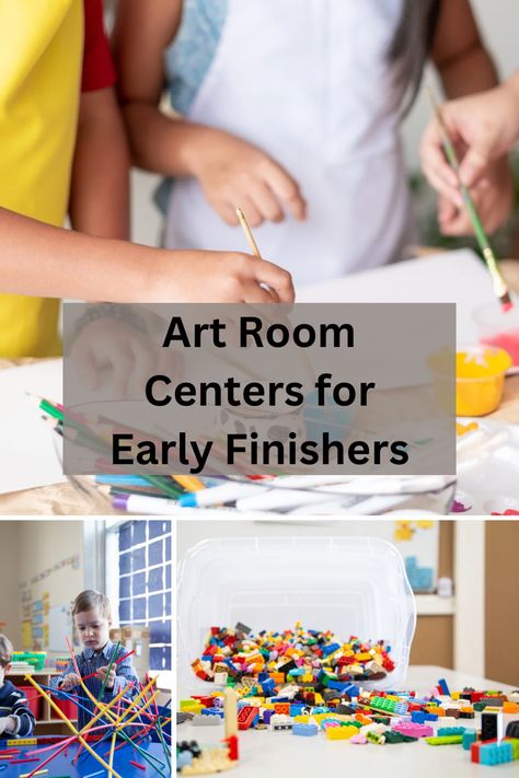 Our students have different paces when completing art. But what to do with those who are done early. Check out the fun, creative, and skill oriented centers to enrich your classroom curriculum. Art Centers For Elementary, Teaching Art Elementary, Art Centers, Art Assignments, Elementary Art Projects, Teaching Style, Teaching Middle School, Book Drawing, Animal Books