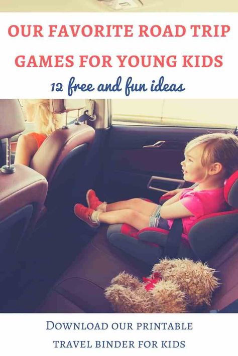 Road trip games for kids: If you are looking for ideas of road trip games for young kids, here are our favorite ones! They are free and fun and will make your family trips easier! | Car games for young kids | Road trip games for toddlers | Road trip games for preschoolers | Activity ideas for road trips Kid Road Trip Activities, Road Trip Games For Kids, Fun Road Trip Games, Toddler Road Trip, Trip Games, Road Trip Activities, Road Trip Games, Road Trip With Kids, Fun Games For Kids