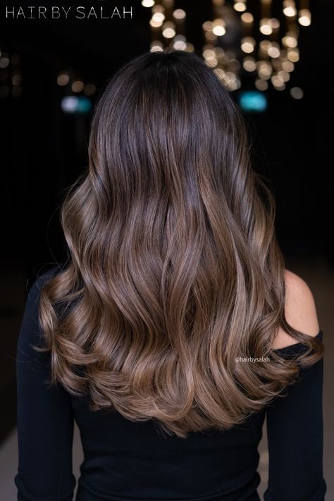 Hazelnut Brown Balayage | Dubai based Hair Colorist | To book your appointment call or Whatsapp us at +971556165769 #dubaihairsalon #dubaihairstylist #dubai #dubaifashion #hazelnuthair #hazelnutbrown#hazelnutbrownhair #brownhair Hazelnut Balayage, Brown Bayalage Hair, Brown Bayalage, Hazel Brown Hair, Hazelnut Hair Color, Bayalage Hair, Hazelnut Hair, Reddish Brown Hair Color, Coffee Brown Hair