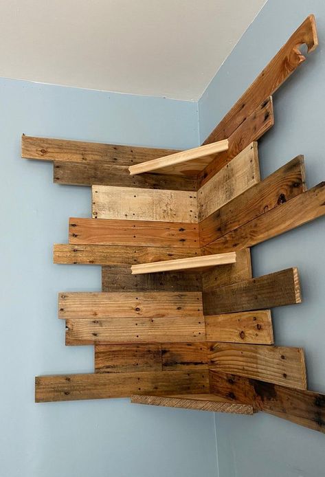 Pallet shelves diy