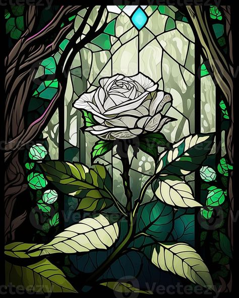 Download the Rose stained glass flower art, 24564086 royalty-free Stock Photo from Vecteezy for your project and explore over a million other images and backgrounds. Stained Glass Phone Wallpaper, Rose Stained Glass Pattern, Glass Flower Art, Gothic Art Prints, Wolverine Artwork, Disney Stained Glass, Stain Glass Window Art, Stained Glass Flower, Stained Glass Rose