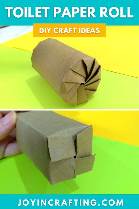 Toilet Paper Roll Upcycle, Toilet Paper Roll Packaging, Toilet Paper Roll Crafts Birds, Toilet Roll Crafts For Adults, Toilet Roll Diy, Craft Box Ideas, Mezuzah Craft, Toilet Paper Roll Diy, Toilet Paper Roll Craft