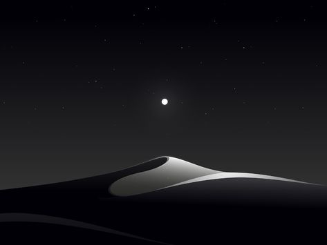 Dark Desert by Adrian Fernandez on Dribbble Macbook Wallpaper Inspiration, Desktop Wallpaper Black, Pc Background, Macbook Wallpapers, Wallpapers Pc, Dark Desert, Desert Aesthetic, Pc Wallpapers, Wallpaper Macbook