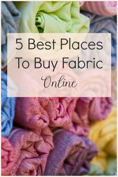 5 Best Places to Buy Fabric Online in the UK - Fabric Websites, Fabric Basket Tutorial, Fabric Shops Online, Fabric Shops, Scrap Fabric Crafts, Machines Fabric, Buy Fabric Online, Cheap Fabric, Sewing Fabrics