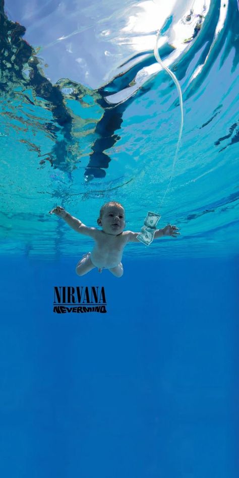 Nirvana Album Cover, Dark Map, Nirvana Album, Nirvana Wallpaper, Album Wallpaper, Nirvana Nevermind, Graffiti Wallpaper Iphone, Heavy Metal Art, Music Poster Design