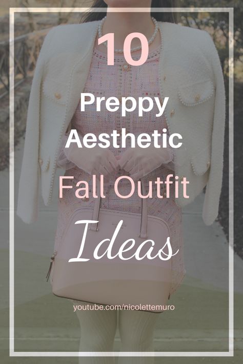 I shared 10 preppy aesthetic fall outfit ideas on my YouTube channel. Check out this video for preppy style, preppy outfits, and Blair Waldorf aesthetic outfit inspo! Waldorf Aesthetic Outfit, Blair Waldorf Aesthetic Outfit, Waldorf Aesthetic, Aesthetic Fall Outfit, Blair Waldorf Aesthetic, Preppy Outfits For School, Preppy Fall Outfits, Outfits For School, Preppy Fall