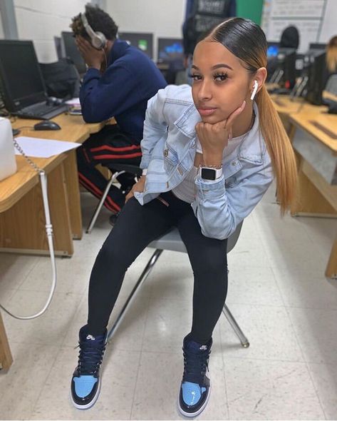 pin ‘ @kjvougee ✨ Distressed Outfit, Outfits With Air Force Ones, Outfits With Jordan 1s Fashion Styles, School Starts, Legging Outfits, Tomboy Outfits, Chill Outfits, Cute Swag Outfits, Business Outfit