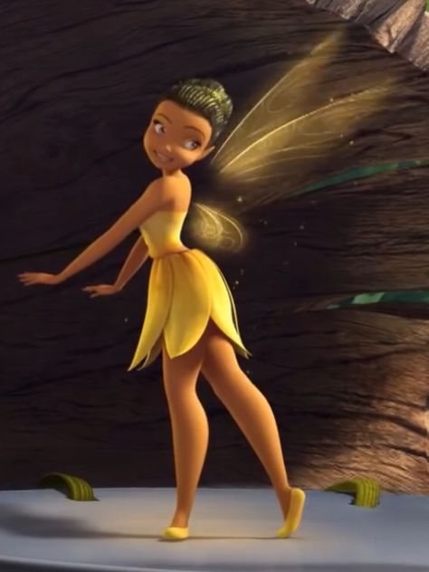 Orange Tinkerbell Fairy, Iridessa Halloween Costume, Yellow Fairy Costume Halloween, Disney Fairies Iridessa, Iridessa Tinkerbell Costume, Iridessa Costume Halloween, Yellow Disney Characters, Tinkerbell Costume Black Women, Black Tinkerbell Costume