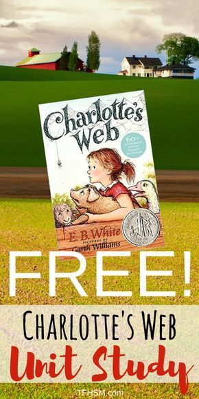 Charlotte's Web Characters, Charlottes Web 2nd Grade, Charlottes Web Group Costume, Charlottes Web Activities, Charlotte's Web Book, Charlotte Web, Web Activity, Study Printables, Unit Studies Homeschool