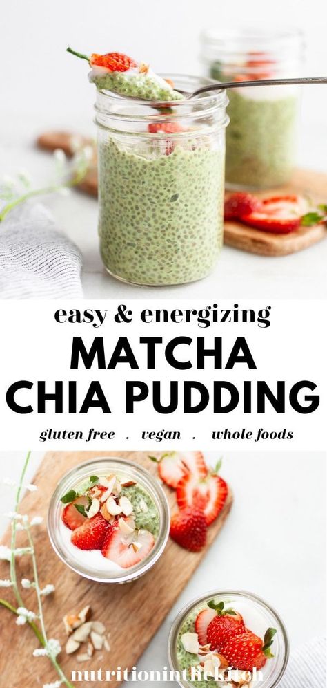 Green Tea Chia Pudding, Matcha Pudding Chia, Raspberry Matcha Chia Pudding, Matcha Chia Seed Pudding Recipe, What To Do With Matcha Powder, Chia Pudding Recipes Vegan, Chia Pudding Dairy Free, What To Make With Matcha Powder, Chia Seed Pudding Matcha