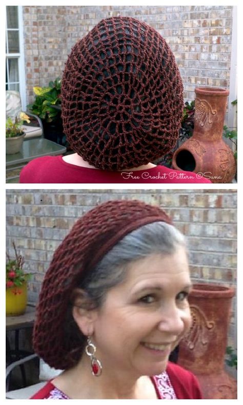 Hair Net Crochet Pattern, Crochet Hair Snood Free Pattern, Hair Snood Crochet Pattern, Crocheted Snood Free Pattern, Crochet Hair Net Pattern Free, Crochet Hair Net Snood Free Pattern, Free Crochet Snood Pattern, Crochet Hair Nets Free Pattern, Hair Net Pattern