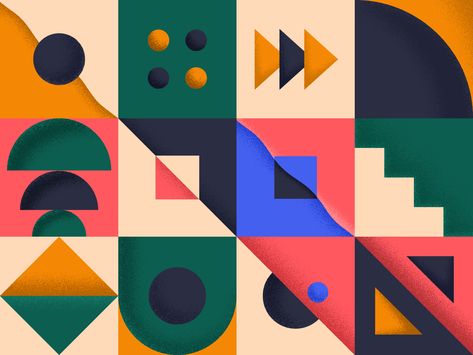 Shapes Loop by Stefan Ćirković on Dribbble 2d Abstract Art, Shape Motion Graphic, Geometric Motion Graphics, Graphic Shapes Pattern, Shapes Graphic Design, Shapes Animation, Geometric Animation, Abstract Shapes Design, Pattern Animation