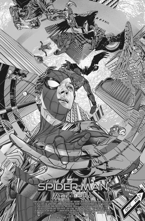 Grey Spiderman, Spider Man Poster, Wallpaper Spiderman, Spiderman Poster, White Poster, Grey Wallpaper, Black N White, Spiderman, Poster Prints