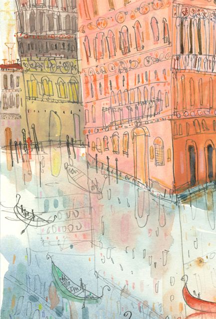 Clare Caulfield, Otto Schmidt, Uk Artist, Sketchbook Inspiration, Urban Sketching, Venice Italy, My New Room, Moleskine, Painting & Drawing