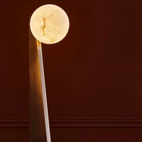 Glustin Luminaires on Instagram: "Best seller by Glustin Luminaires, triangle shaped floor lamp in bronze finish brass with an alabaster globe hosting the light source. . . . #designinspiration #designparis #parisgallery #parisdesign #parisdecor #uniquedesign #interiorinspo #luxurydesign #luxurydecor #luxurylighting #luxurylight #lightingdesign #lightingdesigner" Paris Decor, Paris Design, Luxury Lighting, Luxury Decor, Triangle Shape, May 20, Interior Inspo, Bronze Finish, Light Source