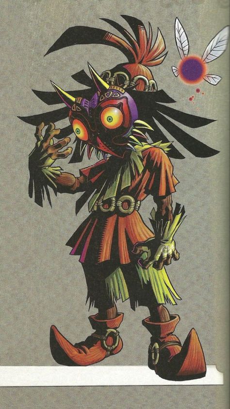 Majoras Mask Skull Kid, Majoras Mask Art, Draw Skull, Kingdom Hearts Tattoo, Draw A Skull, Kid Portrait, Zelda Drawing, All Spiderman, Ocarina Of Times