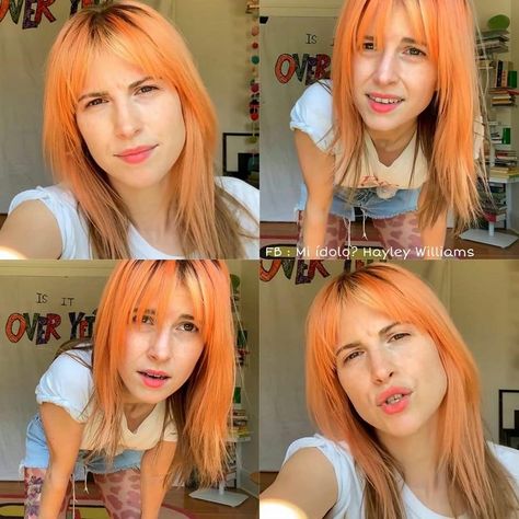 Hayley Williams Ginger Hair, Hayley Williams Hair Orange, Hailey Williams Hair, Hayley Williams Orange Hair, Hayley Williams 2022, Hayley Williams Haircut, Haley Williams Hair, Hayley Williams Hair, Haley Williams