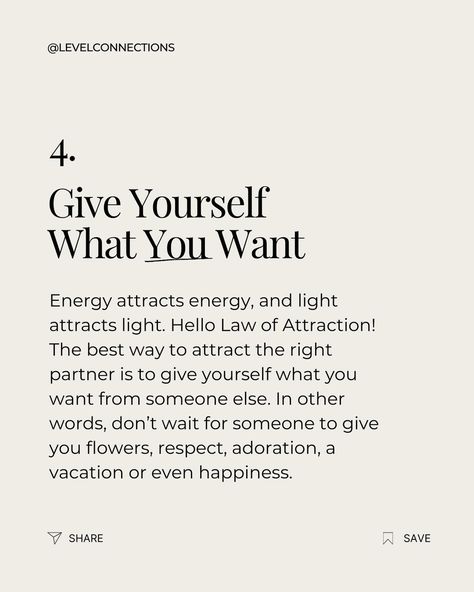 Your love life doesn’t need goal setting. ⚽️🥅 Intention allows for space and inspiration. Goals can get in the way of receiving what is ultimately best for you. They keep you so focused that you miss out on beautiful opportunities. No need to work so hard to find love. Simply receive. Let us know if we can be helpful. We’re intentional about creating amazing connections that organically lead to lasting commitments. #matchmaking #matchmakingagency #relationshipgoals #intentionality ... Law Of Attraction Affirmations, Goal Setting, Man In Love, No Way, Love Life, Destiny, Pretty Words, Relationship Goals, Law Of Attraction