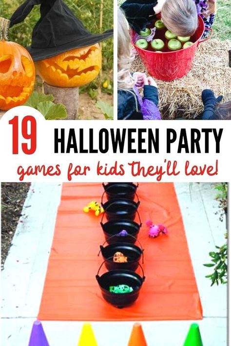 Halloween Party Activity For Kids, Mess Free Halloween Activities, Trick Or Treat Party Games, Diy Pin The Tail Game, Easy Halloween Party Activities For Kids, Halloween Games For Kids Outdoor, Halloween Field Day Games, Halloween Preschool Party Games, Games To Play At Halloween Party