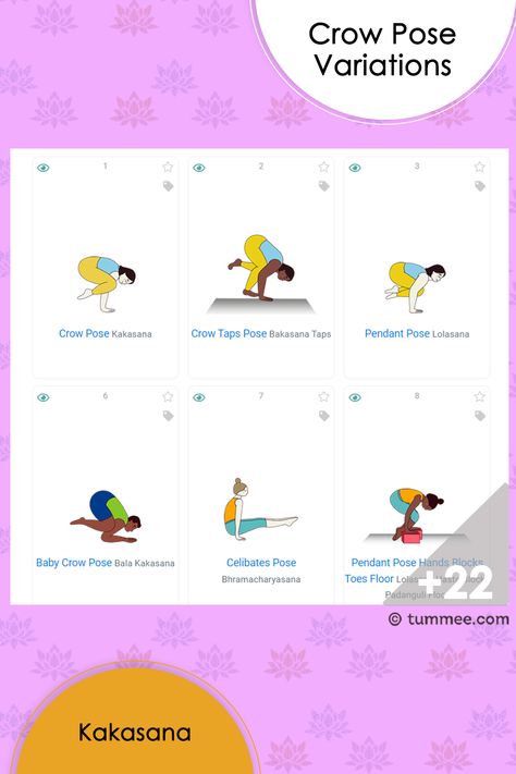 Crow Pose Variations, #yogavariations #yogastretch #yogaathome #yogaforhealth Crane Pose, Asana Yoga, Baby Crows, Crow Pose, Crow Bird, A Crow, Crane Bird, Yoga Teachers, Yoga Classes