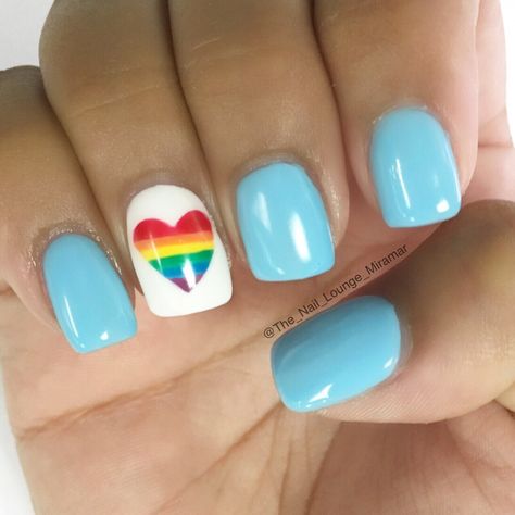 Pride Nail, Rainbow Nail Art, Popular Nail Art, Nail Designs Pictures, Classic Nails, Popular Nails, Rainbow Nails, Summer Nails Colors, Beautiful Nail Designs