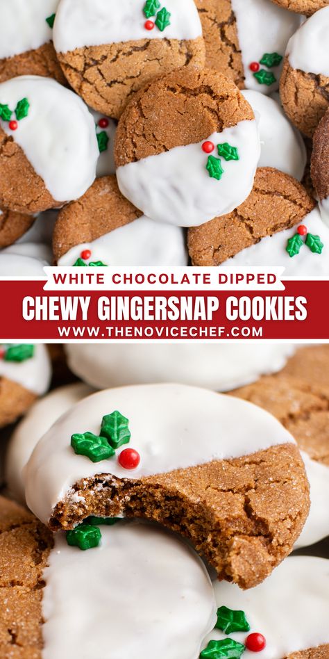 Gingersnap Cookies Chewy, Christmas Cookie Tray, Ginger Snap Cookies Recipe, Soft Ginger Cookies, Christmas Cookie Recipes Holiday, Chewy Gingerbread Cookies, Gingersnap Cookies, Soft Gingerbread Cookies, Christmas Cookie Recipe