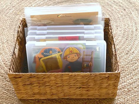 How To Store Wooden Puzzles, Melissa And Doug Puzzle Storage, Playroom Puzzle Storage, Diy Puzzle Rack, Puzzle Storage Ideas Organizing, How To Organize Puzzles, How To Store Puzzles, Wooden Puzzle Storage, Puzzle Storage Kids