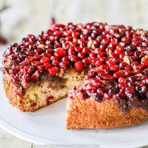 Cranberry Christmas Cake · Easy Family Recipes Cranberry Recipes Dessert, Easy Holiday Desserts Christmas, Cranberry Upside Down Cake, Boston Cream Poke Cake, Cranberry Christmas Cake, Cranberry Christmas, Favorite Holiday Desserts, Cranberry Dessert, Holiday Desserts Christmas