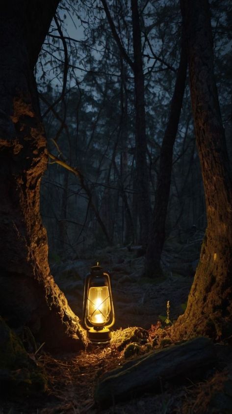 Night Forest Photography, Lantern Photography, Fire Images, Light In Darkness, Light In Dark, Dark Lighting, Dark Core, Candle In The Dark, Dark Forest Aesthetic