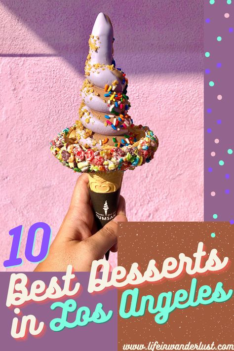 Where To Eat In Los Angeles, Places To Eat In Los Angeles, Foods Around The World, Drink Bucket, Los Angeles With Kids, California Food, Los Angeles Food, The Best Desserts, Vacation Meals