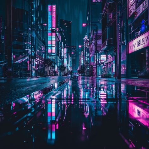 Neon Urban Night: A vibrant neon-lit street reflecting on wet pavement creates a futuristic urban scene at night. #neon #urban #night #city #lights #aiart #aiphoto #stockcake ⬇️ Download and 📝 Prompt 👉 https://stockcake.com/i/neon-urban-night_1021151_1040933 Eyeliner Tutorial Pencil, Natural Eyeliner Look, Gel Eyeliner Tutorial, Cat Eye Eyeliner Tutorial, Graffiti Video, Liquid Eyeliner Tutorial, Step By Step Eyeliner, Hooded Eyes Tutorial, Wet Pavement