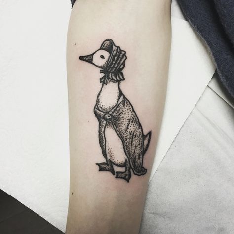 Jemima Puddleduck Tattoo, Mother Duck Tattoo, Lucky Duck Tattoo, Runner Duck Tattoo, Mother Goose Tattoo, S Finger Tattoo, Beatrix Potter Tattoo, Matryoshka Tattoo, Goose Tattoo