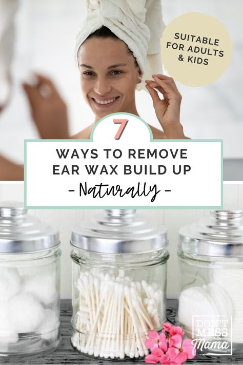 Remove Ear Wax Buildup, Ear Wax Removal Diy, Natural Ear Wax Removal, Clogged Ear Remedy, Clean Ear Wax Out, Best Ear Wax Removal, Candle Ear Wax Removal, Impacted Ear Wax, Ear Wax Candle