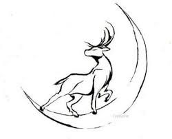 Artemis - The Goddess of Moon and Hunting - Home | Facebook Stag Tattoo Design, Artemis Tattoo, Claddagh Tattoo, Deer Tattoo Designs, Stag Tattoo, Deer Tattoo, Greek Tattoos, Deer Design, Moon Pictures