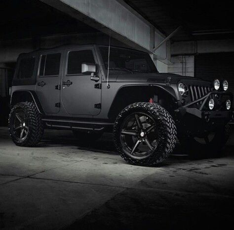 Jeep Wrangler-Matt Black Jeep Photos, Black Jeep, Car Wheels Rims, Jeep Jeep, Dream Cars Jeep, Custom Jeep, Jeep Rubicon, Jeep Lover, Mac Pro