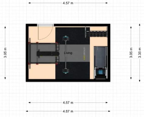 Shed Gym Ideas, Gym Floor Plan, Shed Gym, Tummy Toning Exercises, Muffin Top Workout Gym, Muffin Top Challenge, Reduce Belly Fat Quickly, Muffin Top Workout, Workout Tummy