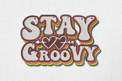 Vintage Retro Stay Groovy Hippie · Creative Fabrica Stay Groovy, Creative Fabrica, The Vintage, Retro Vintage, Click Here, Quick Saves