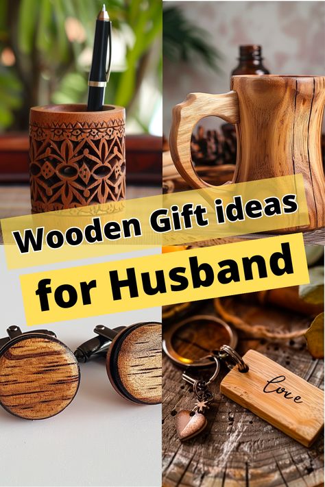 Surprise your husband with personalized wooden gifts on special Days! Explore DIY ideas and woodworking projects to show your love and appreciation. Make those Days memorable with Woodworkly. #BirthdayGifts #ValentineGifts #HusbandGifts #AnniversaryGifts #WoodenGiftsIdea Handmade Gifts For Husband Diy Craft Ideas, Diy Wood Anniversary Gifts For Him, Diy Wooden Gifts For Men, Wood Gifts To Make, Wooden Valentine Gifts, Homemade Gifts For Husband, Diy Wood Gifts For Men, Valentine Gift Ideas For Husband, Handmade Gift For Husband