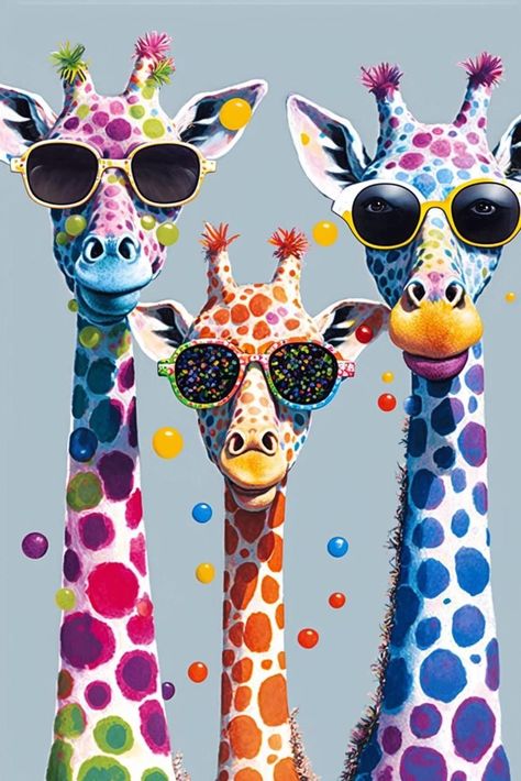 Giraffe Crafts, Giraffe Pictures, Happy Birthday Woman, Pop Art Artists, Decor Ceiling, Giraffe Wall Art, Frida Art, Vibrant Decor, Beginner Crafts