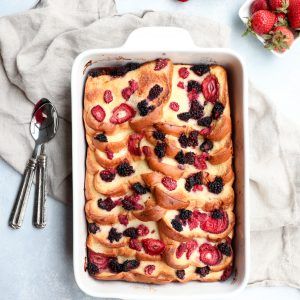 Stuffed French Toast Bake, Mixed Berry French Toast, Yogurt French Toast, Baked Yogurt, Yogurt Toast, Berry French Toast Casserole, Berry French Toast, French Toast Casserole Easy, Pantry Freezer