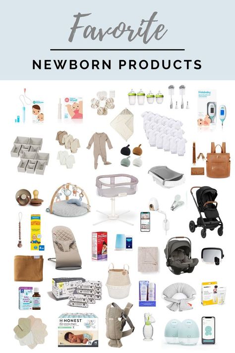 Newborn essentials and must-haves, favorite newborn products, tried and true baby items Newborn Necessities List, Newborn Shopping List, Baby Supplies List, Newborn List, Newborn Essentials List, Newborn Essentials Checklist, Baby Essential List, Baby Items Must Have, Newborn Necessities