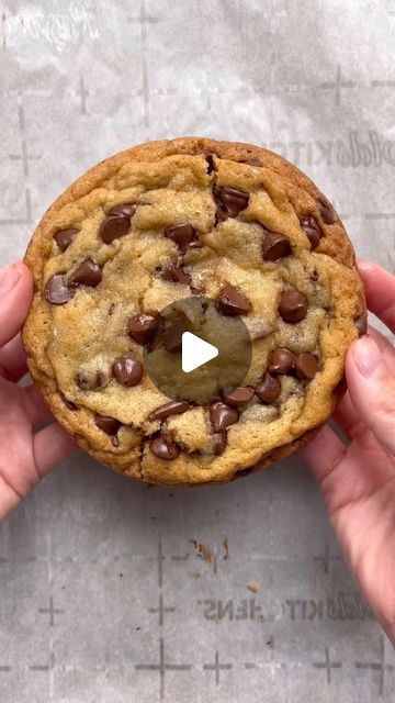 Still Hungry 4 More on Instagram: "My most viral reel of 2023 🍪 a giant single serve chocolate chip cookie!!! 🍪🫶 Upset a lot of people who said it was a little underbaked on the inside 🥲 but to each their own I used @butternutbakery recipe! #stillhungry4more #chocolatechip #cookies #cookiesofinstagram #2023recap #chocolatechipcookies #dessert #baking" Giant Chocolate Chip Cookie, Single Serve, Chip Cookies, Chocolate Chip Cookies, Just Desserts, Chocolate Chip, Chips, Sweet Treats, Baking